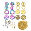 DIY Gear Dangle Earring Making Kits DIY-SZ0008-89-1