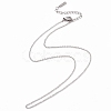 304 Stainless Steel Cable Chain Necklace for Men Women STAS-G299-04P-1
