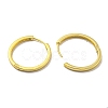 Brass Hoop Earrings EJEW-L211-08D-G-2