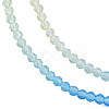 Transparent Glass Beads Strands GLAA-N041-009-08-3