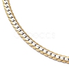 304 Stainless Steel Cuban Link Chain Necklace for Men Women NJEW-E093-03GP-02-2