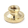 Texture Theme Roung Brass Stamp Head AJEW-M036-06J-G-3