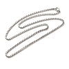 Tarnish Resistant 304 Stainless Steel Necklaces NJEW-F027-41-2mm-2