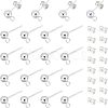 Unicraftale 20pcs 304 Stainless Steel Ball Stud Earring Post FIND-UN0001-12-1