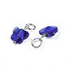 Faceted Transparent Glass Charms GLAA-T024-06C-3