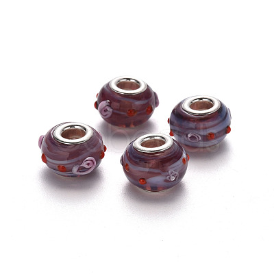 Handmade Lampwork European Beads LPDL-N001-061-C09-1