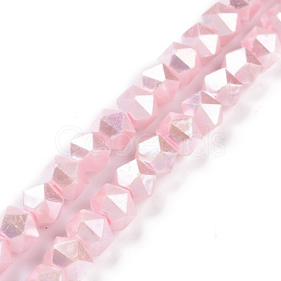 Glass Pearl Beads Strands GLAA-F122-03H-1