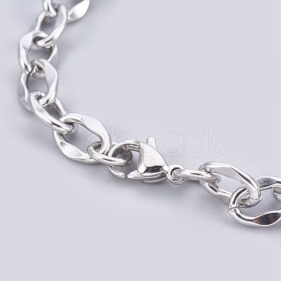 Tarnish Resistant 304 Stainless Steel Pendant Bracelets BJEW-P237-05P-1