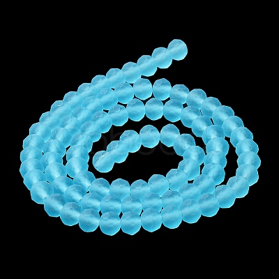 Transparent Glass Beads Strands EGLA-A044-T4mm-MD08-1