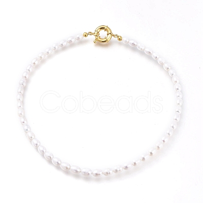 Natural Cultured Freshwater Pearl Beaded Necklaces NJEW-JN03100-1