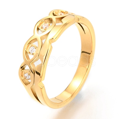 304 Stainless Steel Finger Rings RJEW-J071-04G-7-1