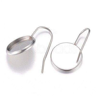 Non-Tarnish 304 Stainless Steel Earring Hooks X-STAS-G071-47P-1