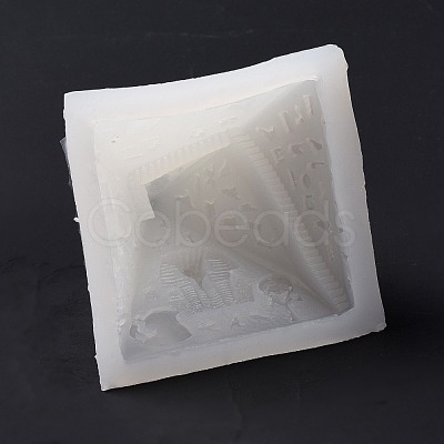 Pyramid Shape DIY Candle Silicone Molds DIY-C032-03-1