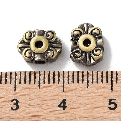 Brass Spacer Beads KK-M284-06AB-1