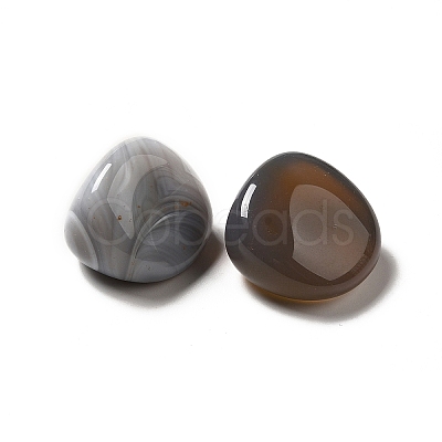 Natural Grey Agate Beads G-G979-A22-1