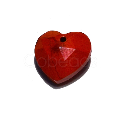 Natural Red Jasper Charms PW-WGBC888-03-1