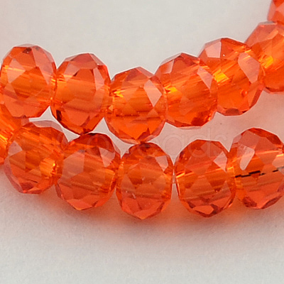 Transparent Glass Beads Strands GLAA-R135-3mm-21-1