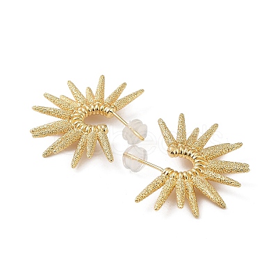 Rack Plating Brass Stud Earrings EJEW-M229-01G-1