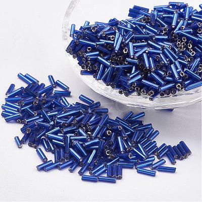 Glass Bugle Beads SEED-E001-9mm-28-1