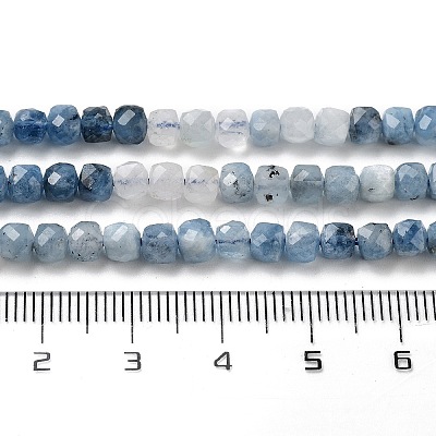 Natural Aquamarine Beads Strands G-B088-E10-04-1