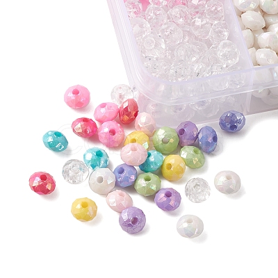 700Pcs 10 Styles AS Plastic & Opaque Acrylic Beads MACR-FS0001-47-1