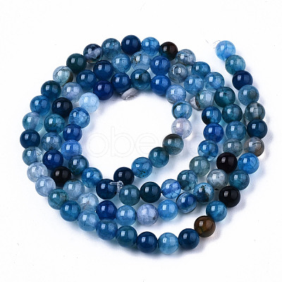 Natural Crackle Agate Beads Strands X-G-S359-240A-1