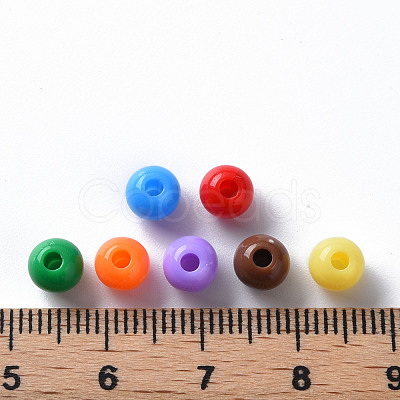 Opaque Acrylic Beads MACR-S370-C6mm-M2-1