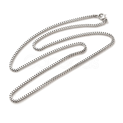 Tarnish Resistant 304 Stainless Steel Necklaces NJEW-F027-41-2mm-1