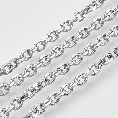 Tarnish Resistant 304 Stainless Steel Cable Chains STAS-R100-11-1