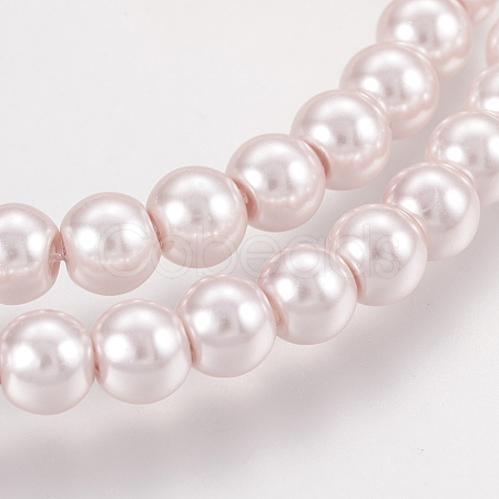 Glass Pearl Beads Strands HY-10D-B43-1