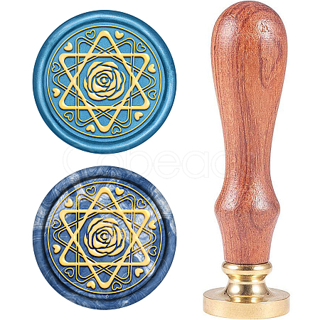 Wax Seal Stamp Set AJEW-WH0208-686-1