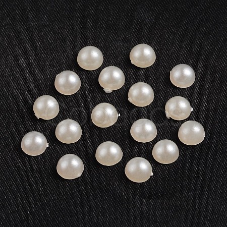 Imitation Pearl Acrylic Beads SACR-R701-5x2mm-24-1