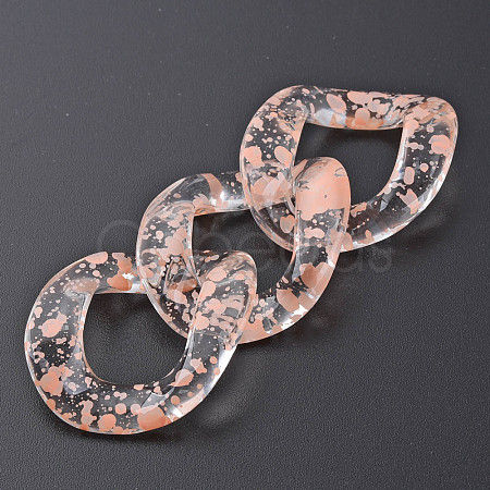 Transparent Acrylic Linking Rings OACR-N009-015A-B11-1