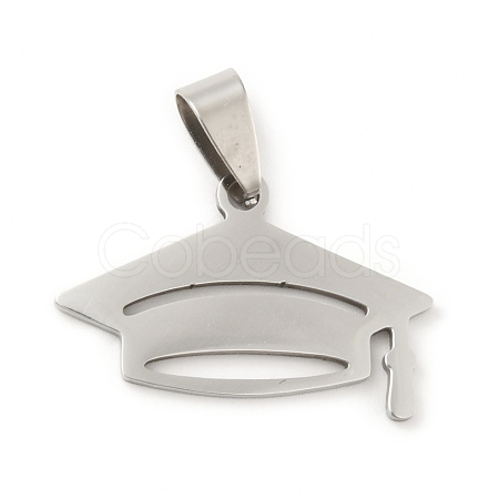 Non-Tarnish 201 Stainless Steel Pendants STAS-D190-08P-1