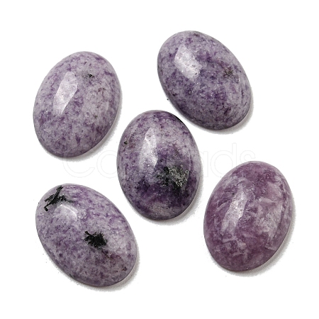 Natural Lepidolite Cabochons X-G-C115-01A-42-1