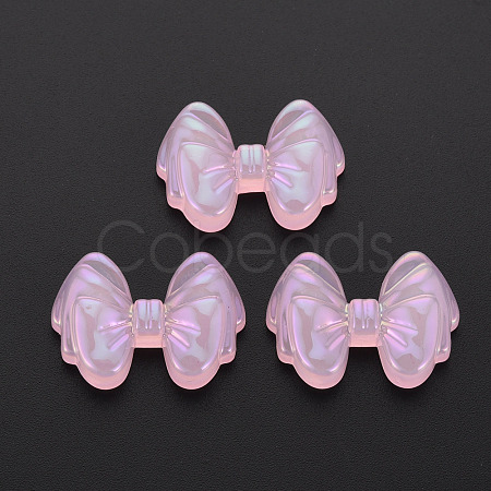 Plating Transparent Acrylic Cabochons TACR-N006-52E-1