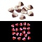 Luminous Resin Decoden Cabochons, Glow in the Dark, Cookie, Heart, 9x9.5x2mm