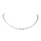 Non-Tarnish 304 Stainless Steel Rectangle link Chain Necklaces, Stainless Steel Color, 17.36~17.48 inch(44.1~44.4cm)