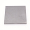 Solid Cast Steel Bench Block, Wire Hardening and Wire Wrapping Tool, Square, Stainless Steel Color, 10.1x10.1x0.9cm