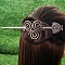 Antique Silver Viking Hair Sticks Hair Pin, Ladies Retro Hair Accessory, Rose Sword Hair Sticks, Insects, 180mm