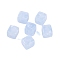 Acrylic Bead, Imitation Jade, Cube, Light Steel Blue, 9x8x8mm, Hole: 2mm, 833pcs/500g