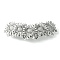 Alloy Hair Barrettes, for Woman Girls, Antique Silver, 92.5x28.5x12.5mm