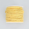 Jute Cord, Jute String, Jute Twine, for Jewelry Making, Light Yellow, 2mm, about 54.68 yards(50m)/roll