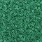 Frosted Colours Glass Seed Beads, Rondelle, Green, 3mm, Hole: 1mm, about 220pcs/set