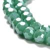 Electroplate Opaque Glass Beads Strands EGLA-A035-P6mm-A13-3