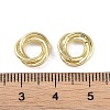 Brass Linking Rings KK-B087-03G-4