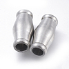 304 Stainless Steel Magnetic Clasps with Glue-in Ends STAS-D242-16P-A-1