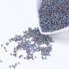11/0 Grade A Electroplated Glass Seed Beads X-SEED-Q008-F1109-1