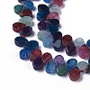 Dyed Natural Agate Beads Strands G-F595-A16-3