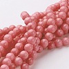 Natural Mashan Jade Round Beads Strands G-D263-10mm-XS18-2